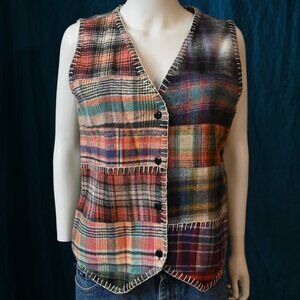 Flannel Patchwork Vest